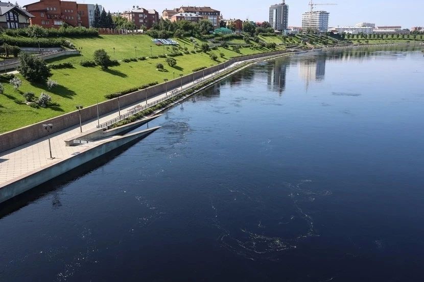 В Тюмени вода в Туре за три дня упала на 7 сантиметров