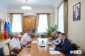 Александр Моор: Провёл рабочую встречу с атаманом Сибирского войскового казачьего общества Андреем Станиславовичем Тимошенко