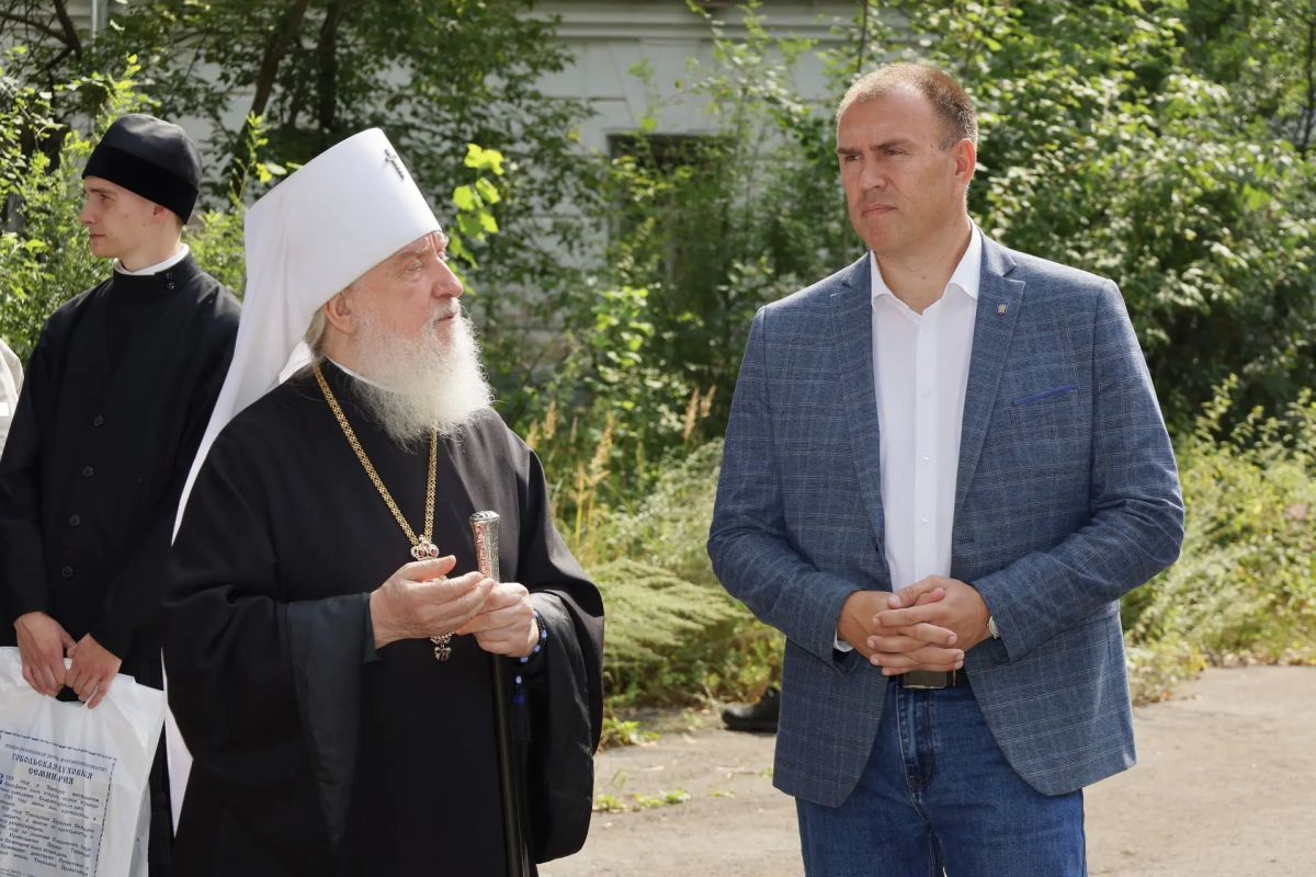 Открыли памятник Преображенскому собору Знаменского монастыря – спустя столетие после утраты он вернулся на своё место Открыли памятник Преображенскому собору Знаменского монастыря – спустя столетие после утраты он вернулся на своё место