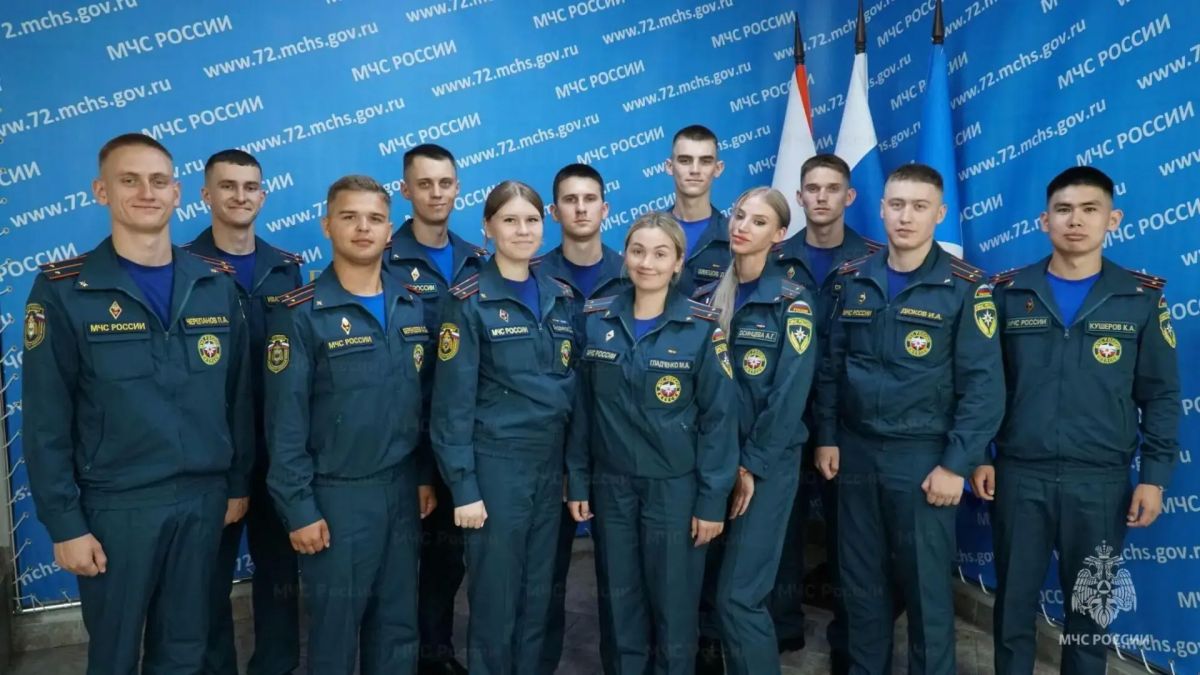 Выпускники ВУЗа МЧС России прибыли в Тюменскую область