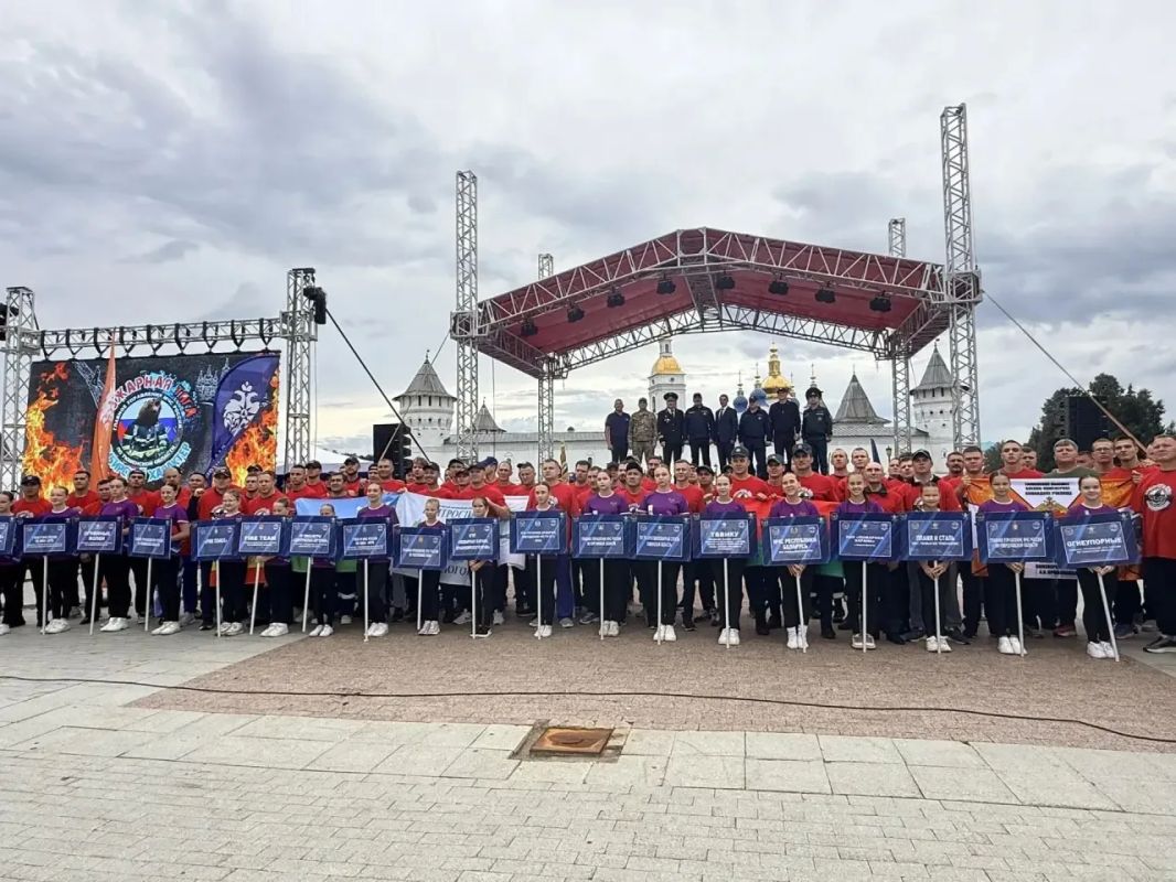 « Состоялось торжественное открытие соревнований "Пожарная тяга