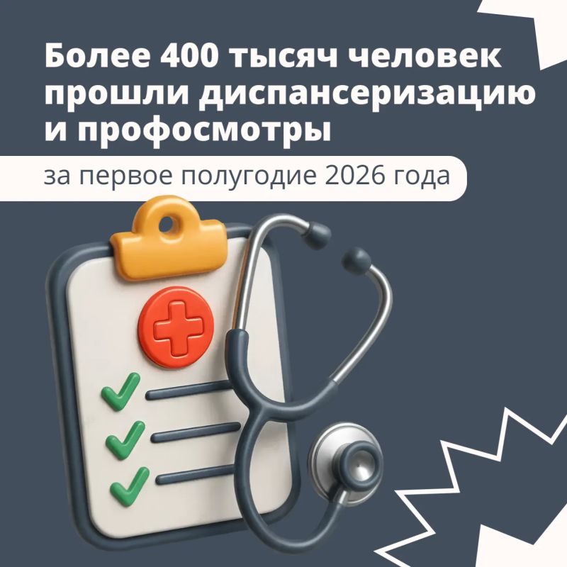 Жители Тюменской области заботятся о своём здоровье: почти 405 тысяч человек прошли диспансеризацию и профосмотры