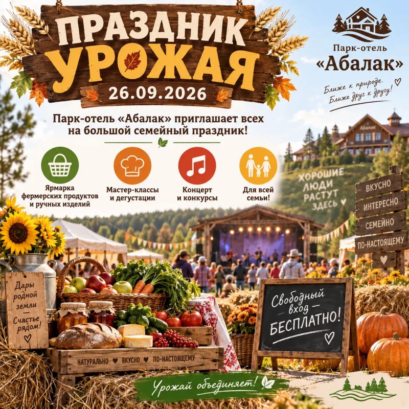 ПРАЗДНИК УРОЖАЯ В АБАЛАКЕ!!!