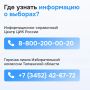 Как узнать адрес своего избирательного участка, уточнить порядок голосования или получить другую информацию?