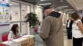 На участках уже первые избиратели