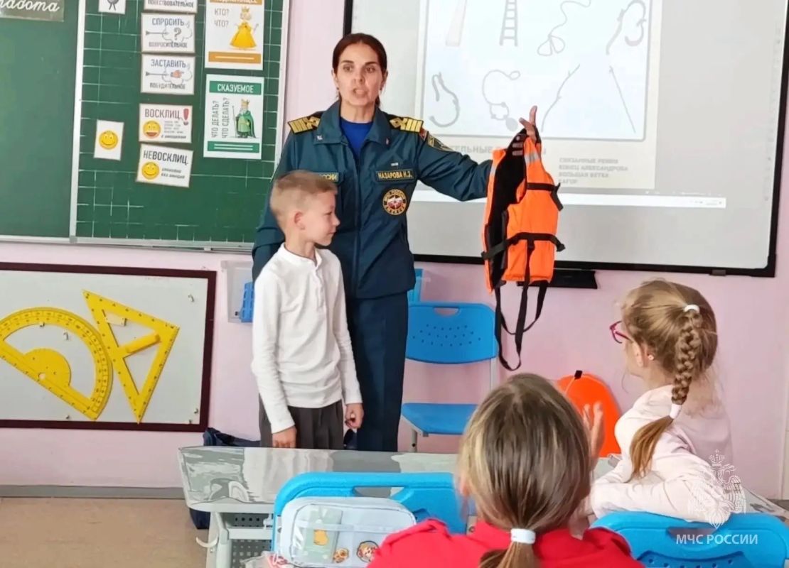 Юнармейцам о правилах безопасности на воде!