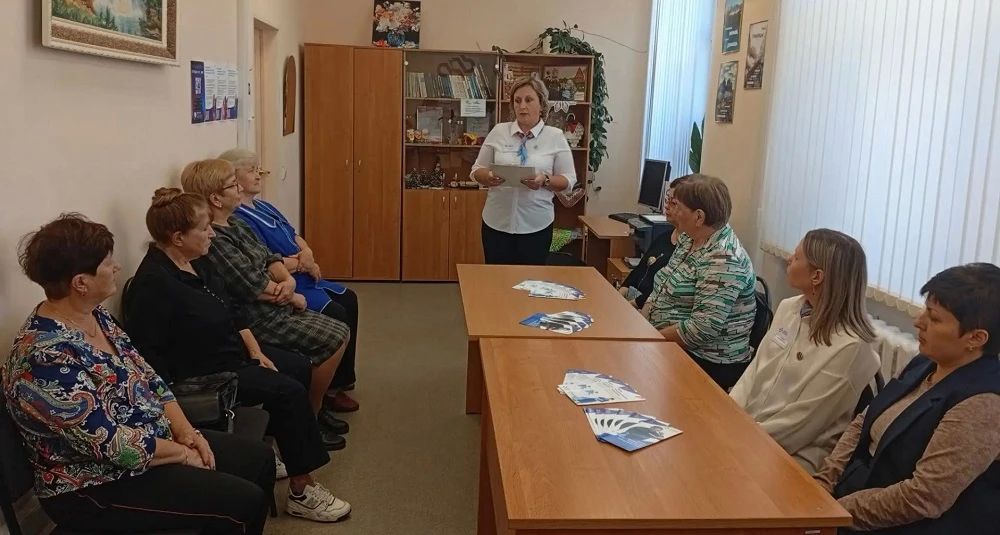 На базе Клиентской службы в Омутинском муниципальном округе Социального фонда России по Тюменской области прошло заседание женского клуба «Мир женщин» на тему «Золотая пора» На базе Клиентской службы в Омутинском муниципальном округе Социального фонда России по Тюменской области прошло заседание женского клуба «Мир женщин» на тему «Золотая пора»