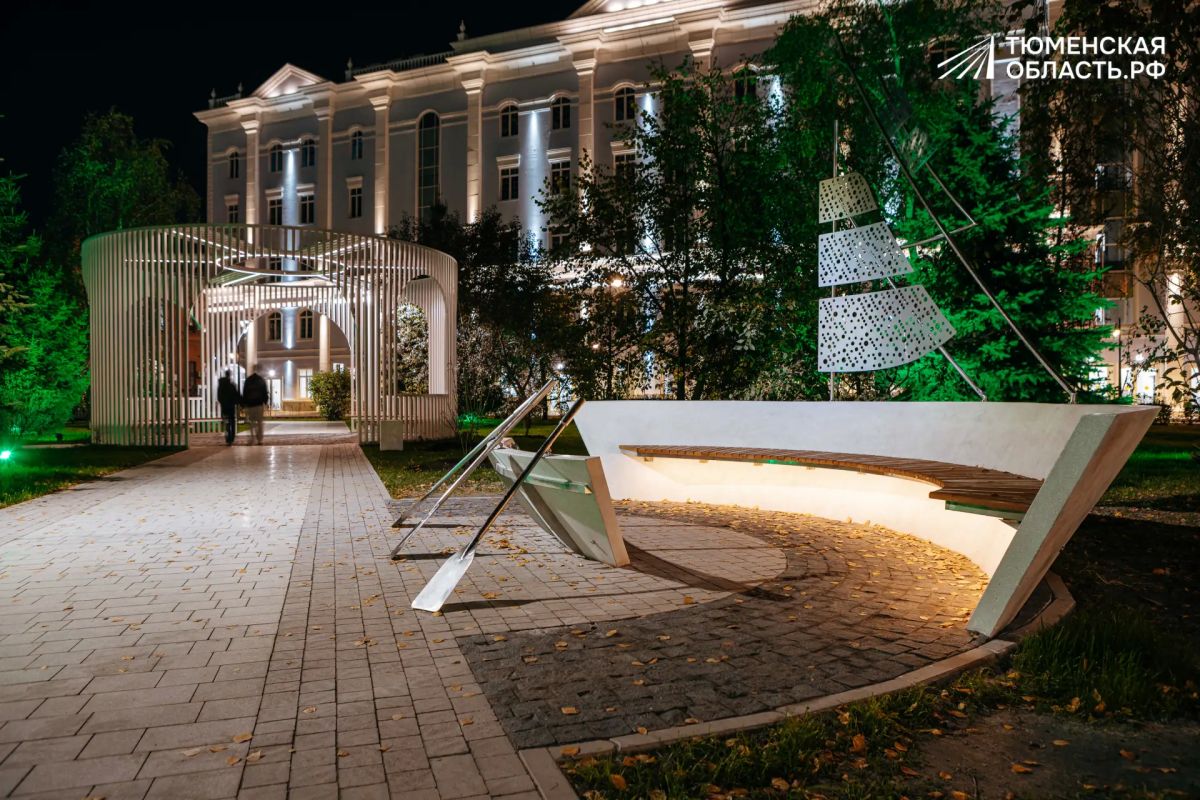 В историческом центре Тюмени появилось новое место для прогулок и фотографий В историческом центре Тюмени появилось новое место для прогулок и фотографий