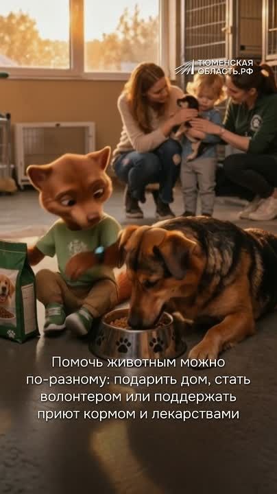 Каждый четвероногий друг мечтает о доме