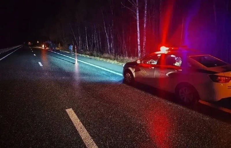 На трассе Тюмень — Ханты-Мансийск под колёсами фуры погибла женщина