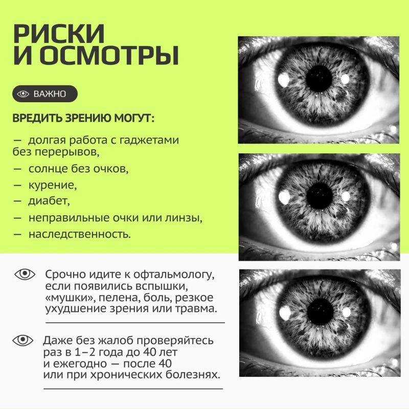 Всемирный день зрения: берегите то, что помогает видеть мир Всемирный день зрения: берегите то, что помогает видеть мир