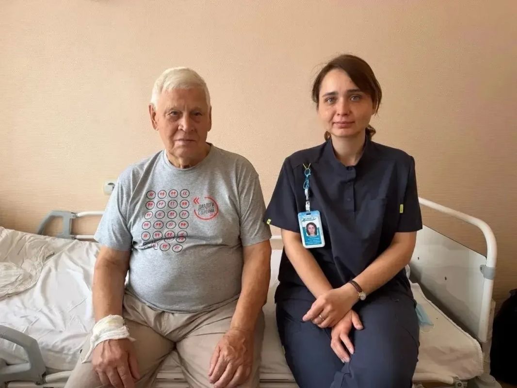 86-летний Герой России Владимир Шарпатов выписан из ОКБ №2 в Тюмени после реабилитации от второго инсульта