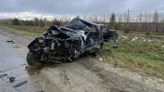 На тюменской трассе погиб человек На тюменской трассе погиб человек
