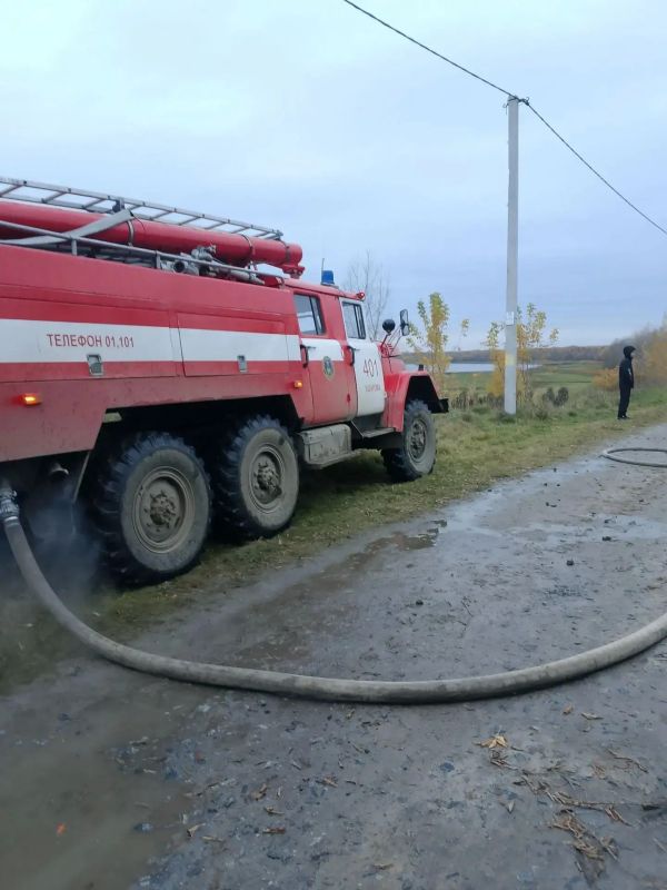 В ДЕРЕВНЕ ОВСЯННИКОВА ТОБОЛЬСКОГО ОКРУГА ПРОИЗОШЁЛ ПОЖАР