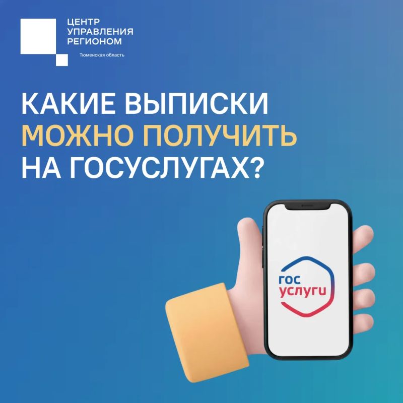 Выписки на Госуслугах. Иногда нужны точные данные и подтверждающие документы, например, о работе или имуществе