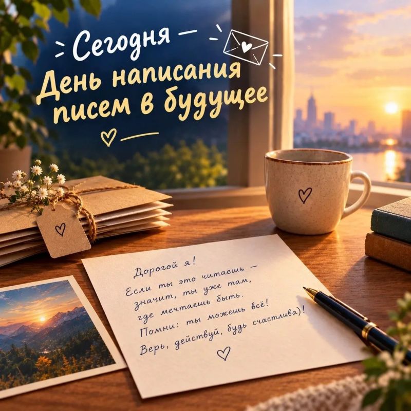 Сегодня — День написания писем в будущее
