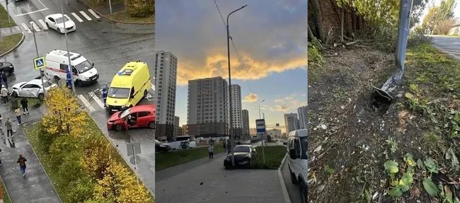 Повредили фонари на Мельникайте и Республики: в Тюмени разыскивают очевидцев